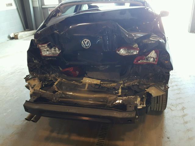 3VW2K7AJ1CM391161 - 2012 VOLKSWAGEN JETTA BASE 黑色 照片 9