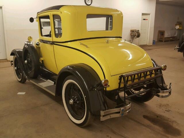 A3581481 - 1929 FORD MODEL A YELLOW photo 3