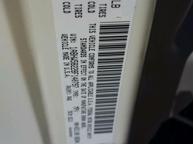 1A8HW58228F140797 - 2008 CHRYSLER ASPEN LIMI 白色 照片 10