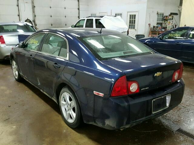 1G1ZG57B59F223273 - 2009 CHEVROLET MALIBU LS ლურჯი ფოტო 3