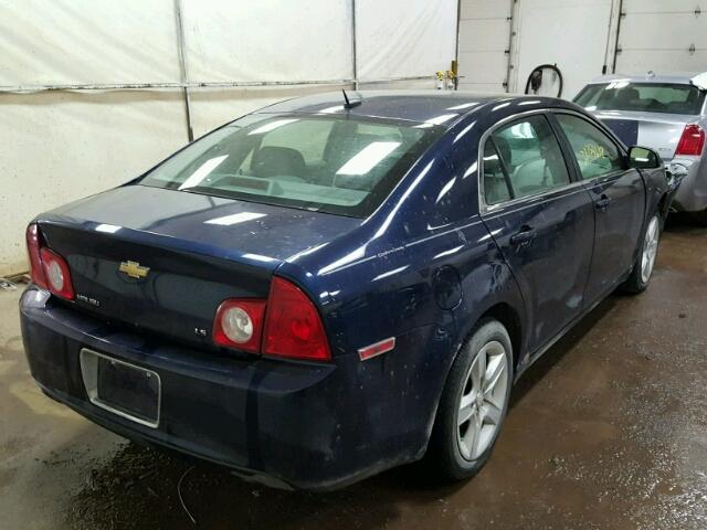 1G1ZG57B59F223273 - 2009 CHEVROLET MALIBU LS ლურჯი ფოტო 4