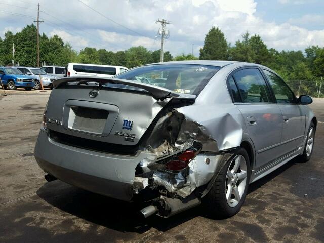 1N4BL11E45C205493 - 2005 NISSAN ALTIMA SE SILVER photo 4