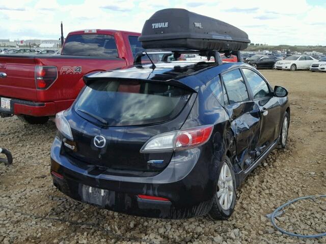 JM1BL1L7XD1717410 - 2013 MAZDA 3 I BLACK photo 4