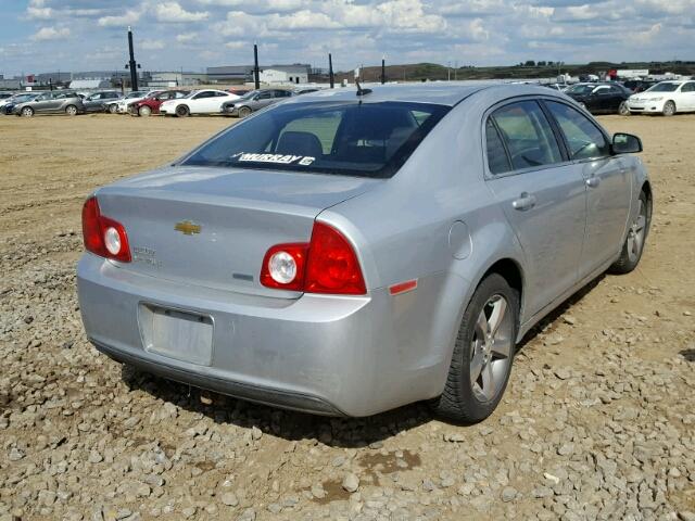 1G1ZC5EU0BF307992 - 2011 CHEVROLET MALIBU 1LT ვერცხლისფერი ფოტო 4