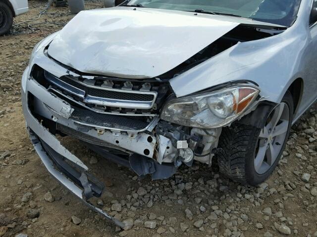 1G1ZC5EU0BF307992 - 2011 CHEVROLET MALIBU 1LT ვერცხლისფერი ფოტო 9