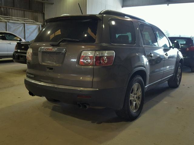 1GKER23738J134608 - 2008 GMC ACADIA SLT თაფლისფერი ფოტო 4