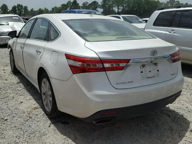 4T1BK1EB4FU145705 - 2015 TOYOTA AVALON XLE 白色 照片 3