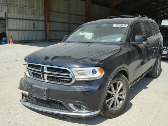 1C4RDJDG7EC405982 - 2014 DODGE DURANGO LI BLACK photo 2