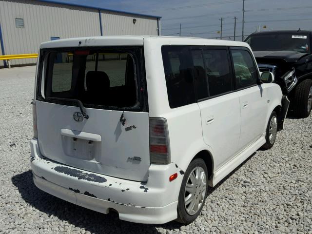 JTLKT324340150986 - 2004 TOYOTA SCION XB თეთრი ფოტო 4