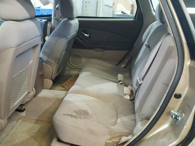 1G1ZT61896F271840 - 2006 CHEVROLET MALIBU MAX GOLD photo 6