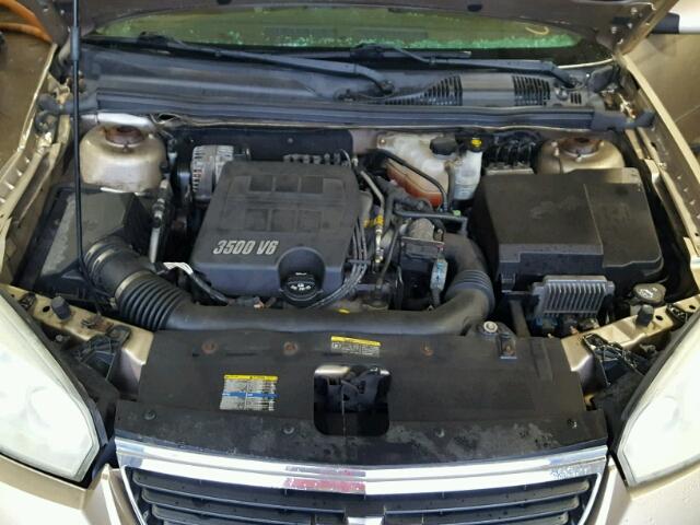 1G1ZT61896F271840 - 2006 CHEVROLET MALIBU MAX GOLD photo 7