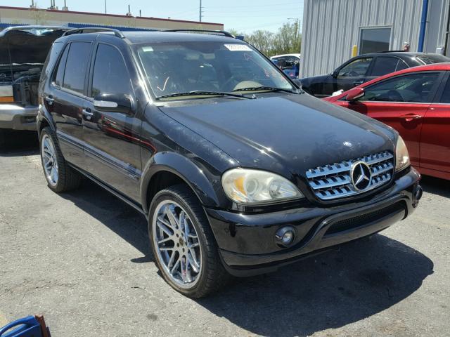 4JGAB75E72A310229 - 2002 MERCEDES-BENZ ML 500 BLACK photo 1