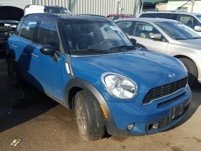 WMWZC5C52BWL53338 - 2011 MINI COOPER S C BLUE photo 1