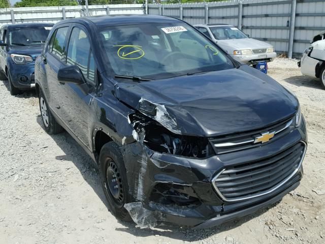 3GNCJKSB4HL268401 - 2017 CHEVROLET TRAX LS BLACK photo 1