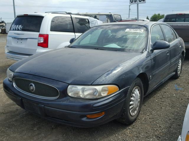 1G4HP54K914202963 - 2001 BUICK LESABRE CU BLUE photo 2