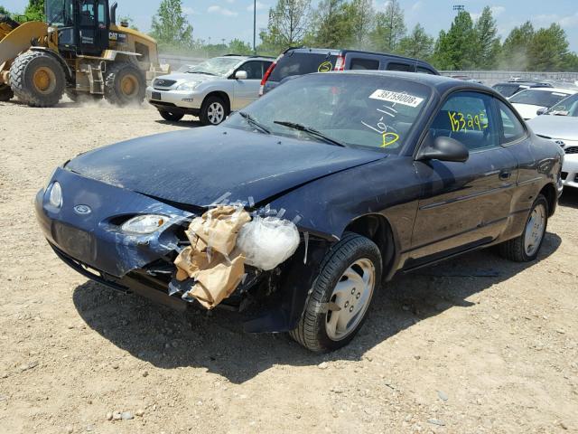 3FAFP11342R173159 - 2002 FORD ESCORT ZX2 BLUE photo 2