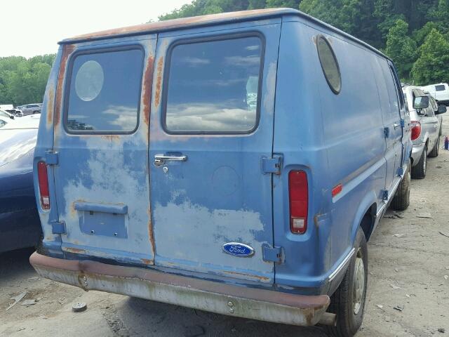 1FTFE24Y7LHA47801 - 1990 FORD ECONOLINE BLUE photo 4