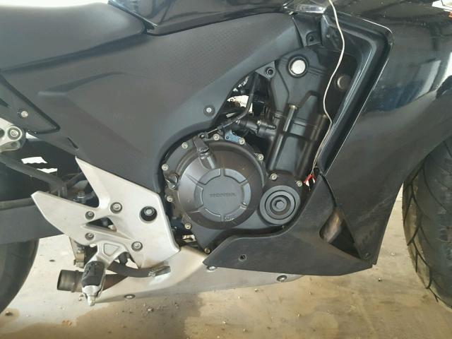 MLHPC4417D5001975 - 2013 HONDA CBR500 R BLACK photo 7