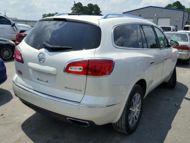 5GAKRBKD9FJ161686 - 2015 BUICK ENCLAVE WHITE photo 4