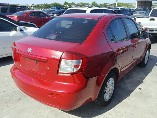 JS2YC5A32D6100500 - 2013 SUZUKI SX4 LE RED photo 4