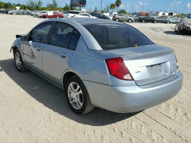 1G8AL52F43Z129573 - 2003 SATURN ION LEVEL SILVER photo 3