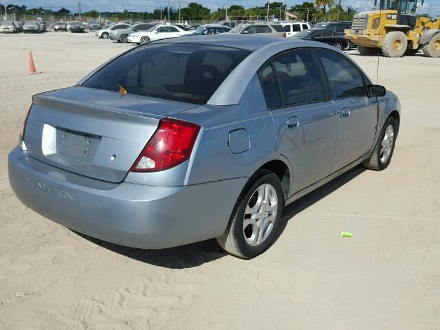 1G8AL52F43Z129573 - 2003 SATURN ION LEVEL SILVER photo 4