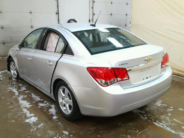 1G1PC5SB8E7434269 - 2014 CHEVROLET CRUZE LT SILVER photo 3