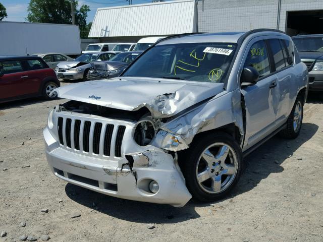 1J8FT57W37D103885 - 2007 JEEP COMPASS LI SILVER photo 2