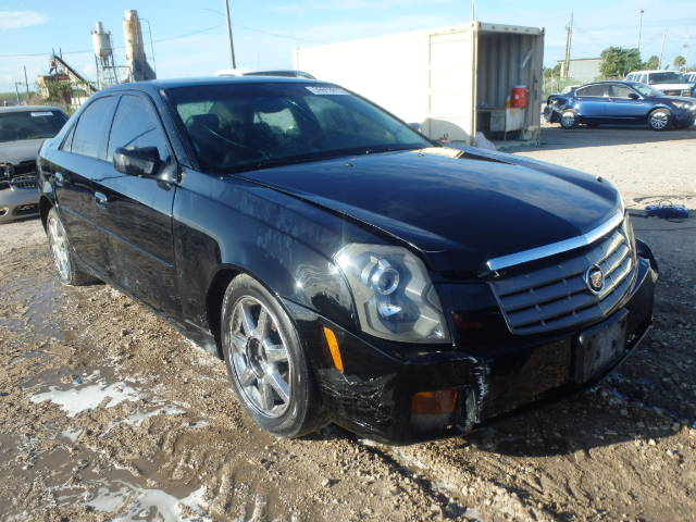 1G6DM577040141701 - 2004 CADILLAC CTS BLACK photo 1