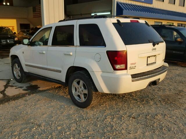 1J8HR58P17C566628 - 2007 JEEP GRAND CHER WHITE photo 3