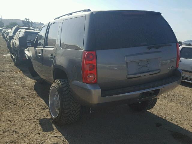 1GKFC13C17R397712 - 2007 GMC YUKON GRAY photo 3