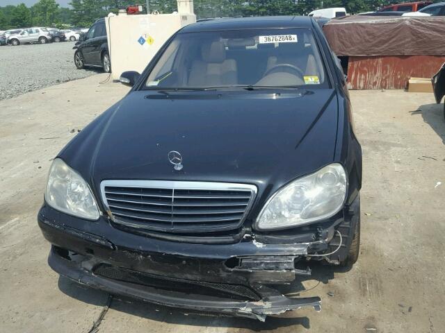 WDBNG84J63A365640 - 2003 MERCEDES-BENZ S 500 4MAT BLACK photo 9