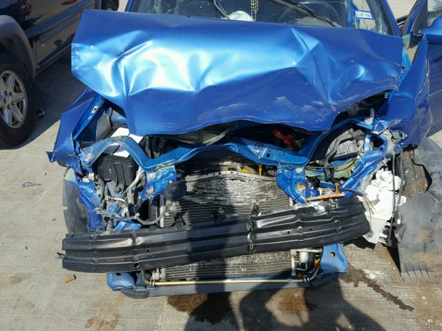 KL1TD52635B449367 - 2005 CHEVROLET AVEO BASE Көк фото 7