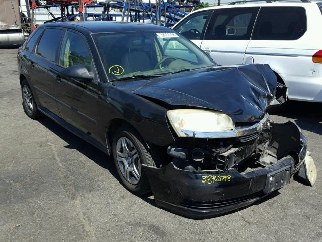 1G1ZS64815F296695 - 2005 CHEVROLET MALIBU MAX შავი ფოტო 1