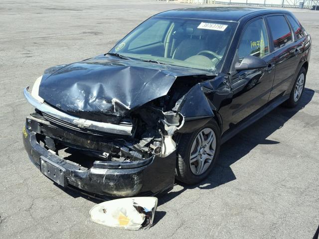 1G1ZS64815F296695 - 2005 CHEVROLET MALIBU MAX შავი ფოტო 2