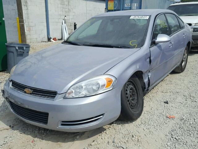 2G1WB58K569383951 - 2006 CHEVROLET IMPALA BLUE photo 2