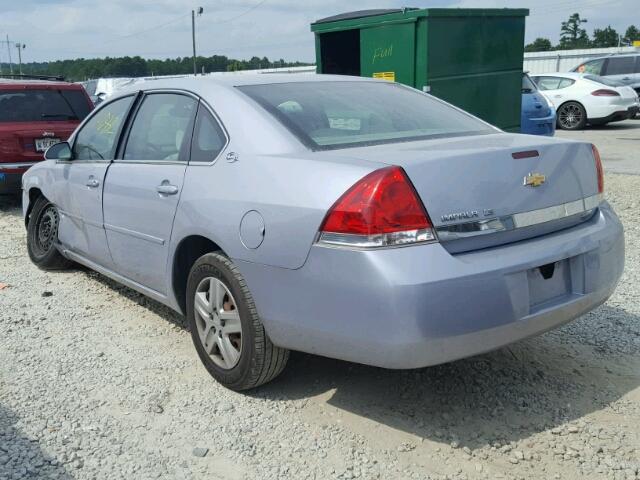 2G1WB58K569383951 - 2006 CHEVROLET IMPALA BLUE photo 3