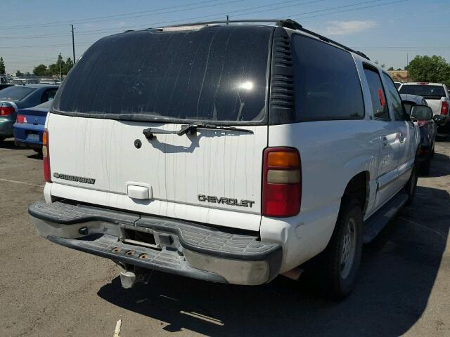 3GNEC16T92G353086 - 2002 CHEVROLET SUBURBAN WHITE photo 4