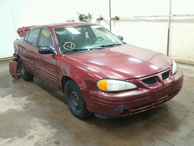 1G2NE52F52C156935 - 2002 PONTIAC GRAND AM S Tünd qırmızı foto 1