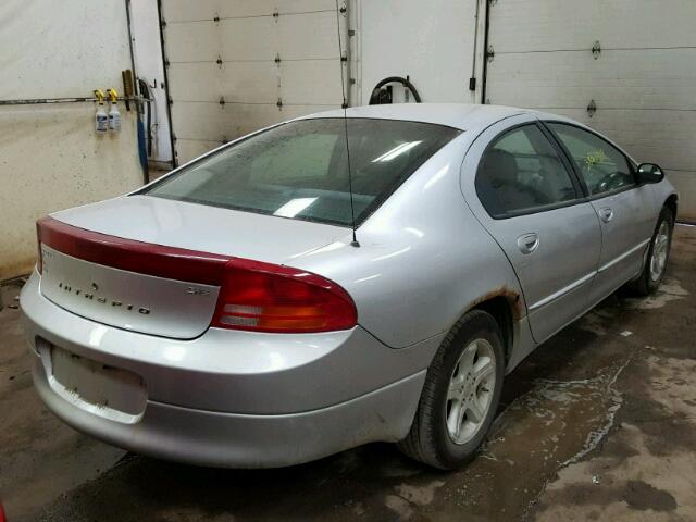 2B3HD46RX4H660487 - 2004 DODGE INTREPID S SILVER photo 4