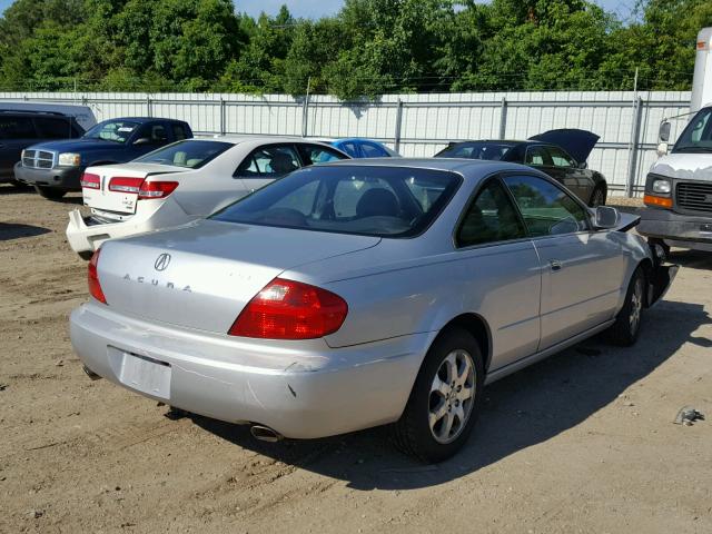 19UYA42461A004929 - 2001 ACURA 3.2CL SILVER photo 4