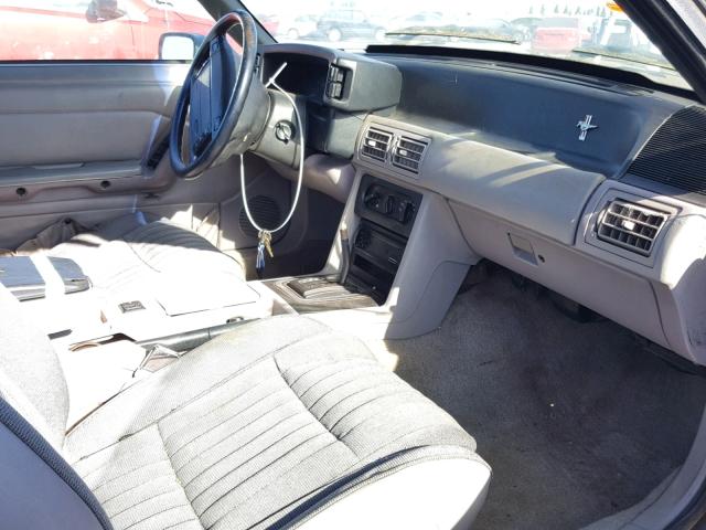 1FACP44E4NF119847 - 1992 FORD MUSTANG LX GRAY photo 5