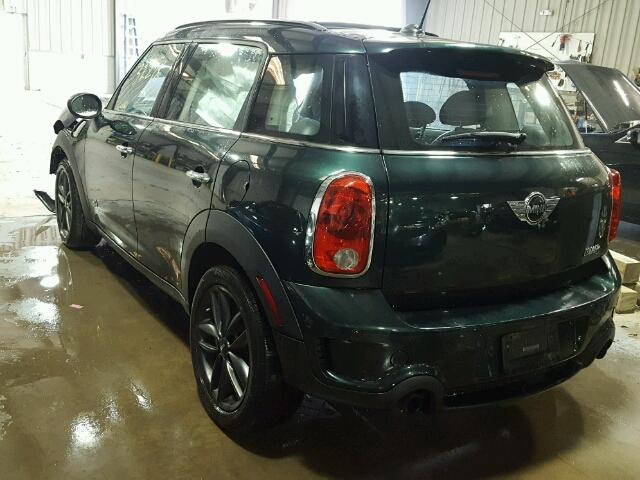 WMWZC5C59CWL62412 - 2012 MINI COOPER S C GREEN photo 3