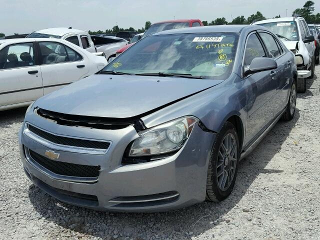 1G1ZH57B994257354 - 2009 CHEVROLET MALIBU 1LT BLUE photo 2