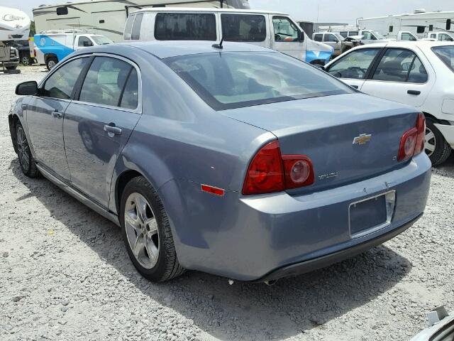 1G1ZH57B994257354 - 2009 CHEVROLET MALIBU 1LT BLUE photo 3