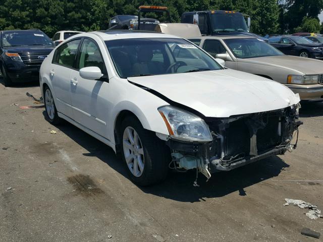 1N4BA41E47C849344 - 2007 NISSAN MAXIMA SE WHITE photo 1