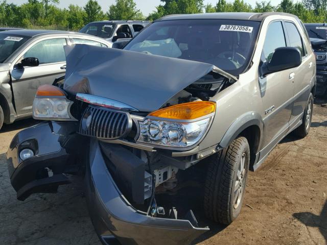 3G5DA03E02S543695 - 2002 BUICK RENDEZVOUS GOLD photo 2