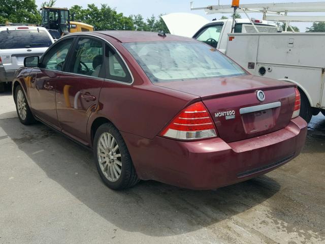 1MEHM42127G605996 - 2007 MERCURY MONTEGO PR 栗色 照片 3
