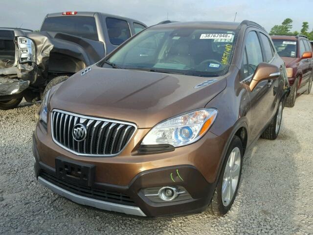 KL4CJDSB8GB626064 - 2016 BUICK ENCORE PRE BROWN photo 2