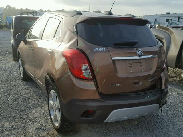 KL4CJDSB8GB626064 - 2016 BUICK ENCORE PRE BROWN photo 3